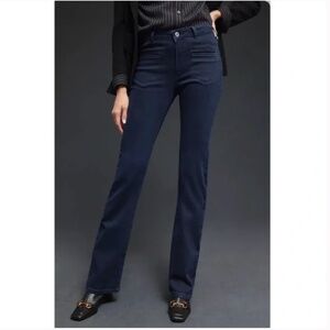 Anthropologie Pilcro Mid-Rise Slim Puddle Bootcut‎ Jeans Sz 31